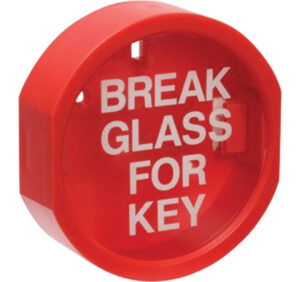 Plastic keybox - break glass